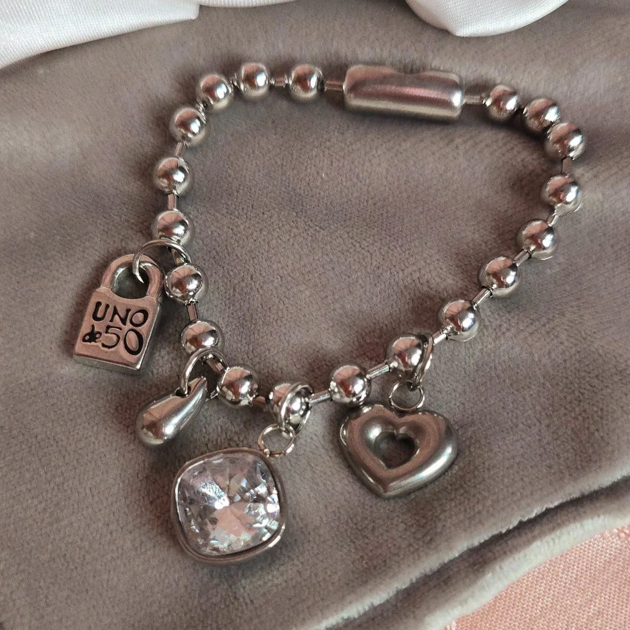 Silver Diamond Bracelet