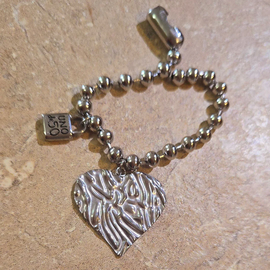 Rustic Heart Bracelet