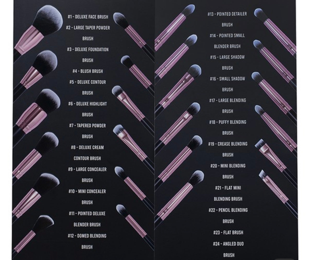 Beauty Creations 24 PC BRUSH SET