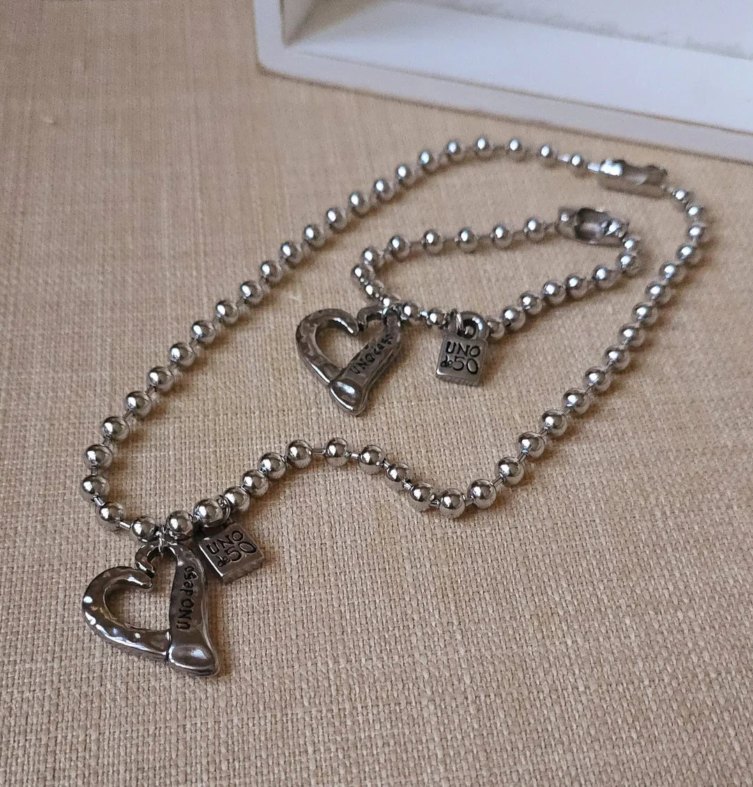 Heart Necklace Set