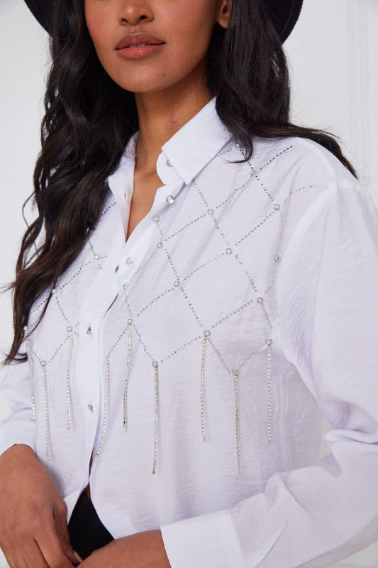 Rhinestone Blouse